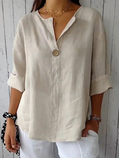 Lotta | Stylische Bluse mit V-Ausschnitt