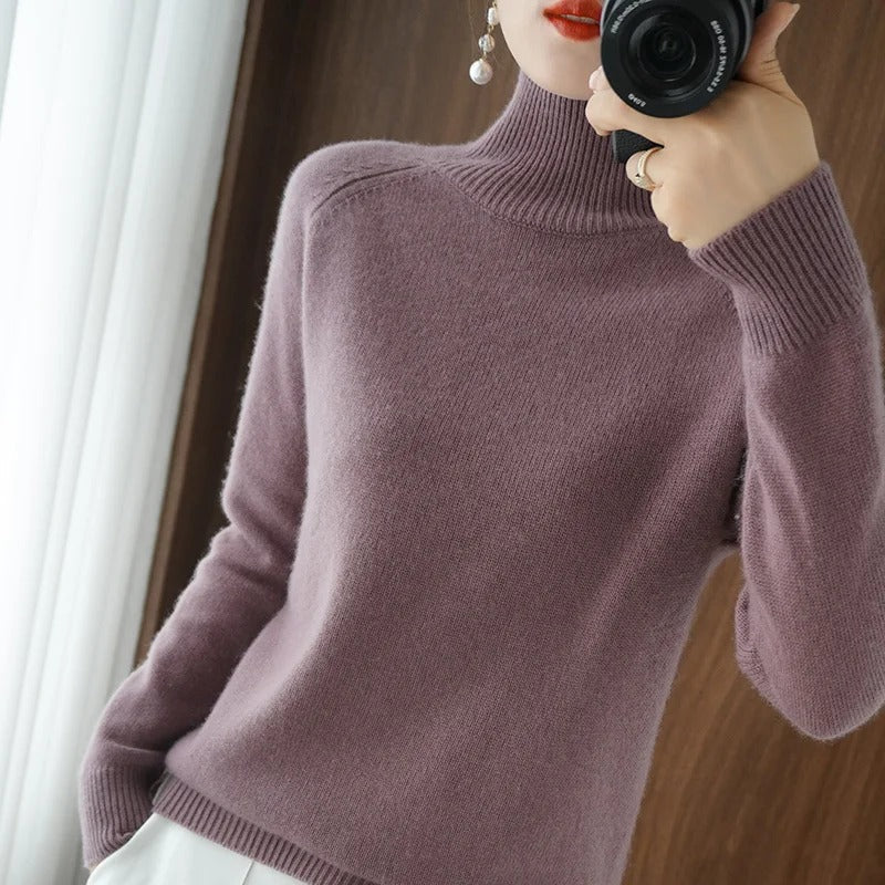 Emilia | Rollkragenpullover aus Kaschmir