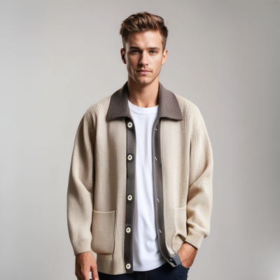 Johan | Elegante Klassische Strickjacke