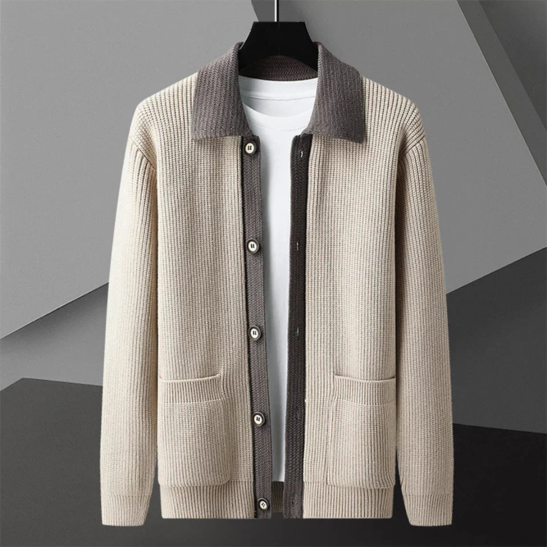 Johan | Elegante Klassische Strickjacke