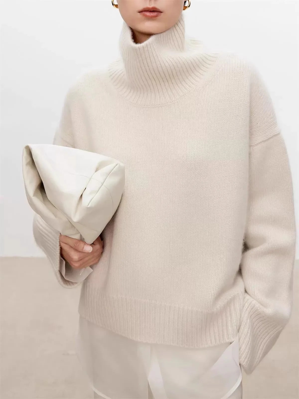 Katharina | Rollkragenpullover aus Kaschmir