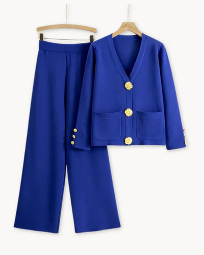 Leni | Stilvoll Strickjacke Set