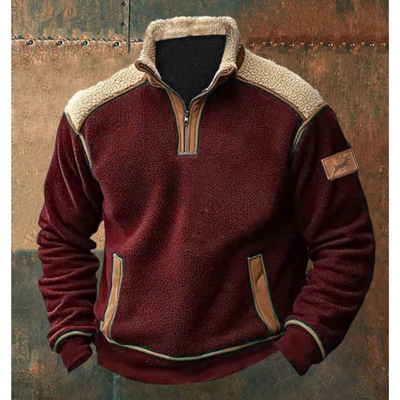 Clark | Pullover mit Reißverschluss Quarz