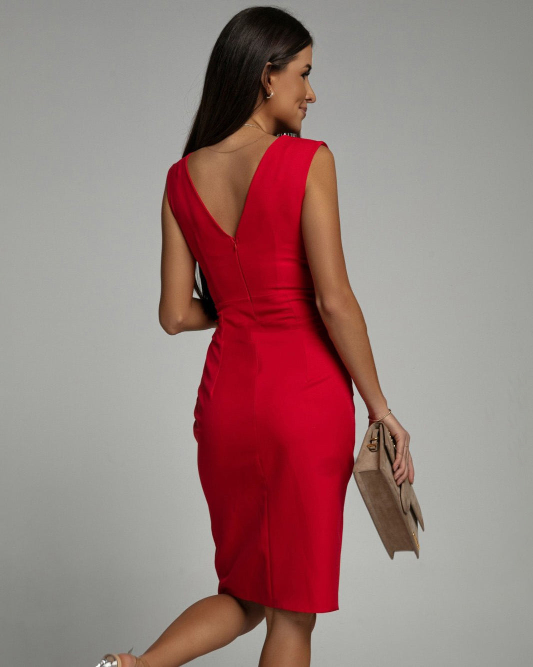 Sandra | Elegance Ärmelloses Kleid
