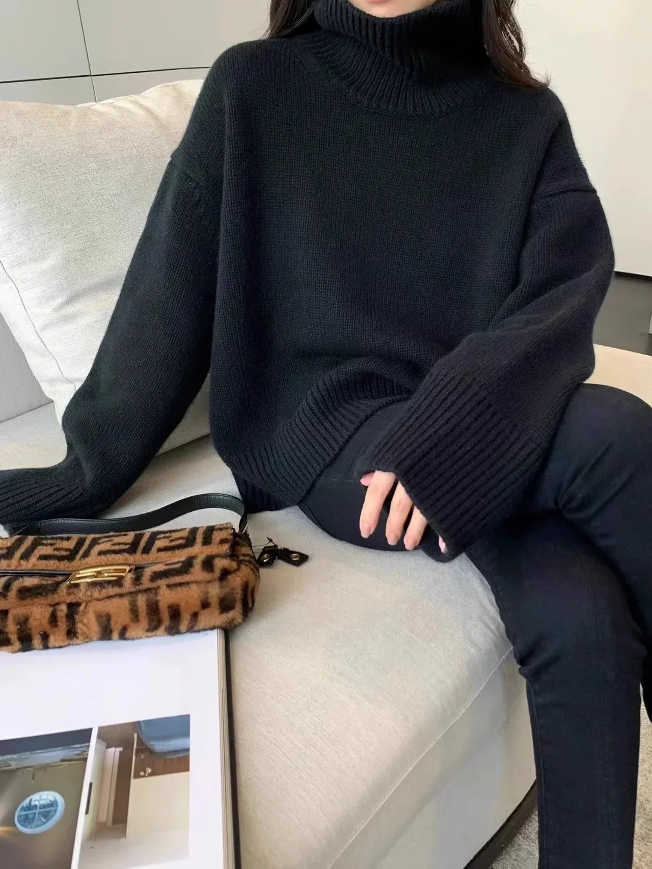 Annika | Rollkragenpullover aus Kaschmir