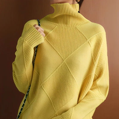 Sophie | Pullover mit Stehkragen