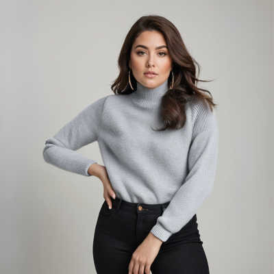 Hannah | Rollkragenpullover aus Kaschmir