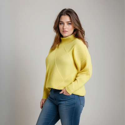 Sophie | Pullover mit Stehkragen