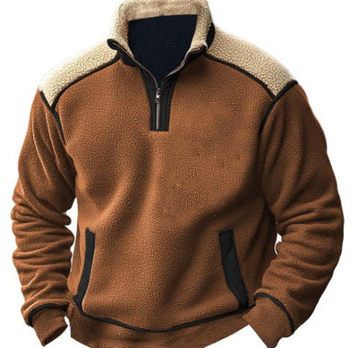 Clark | Pullover mit Reißverschluss Quarz
