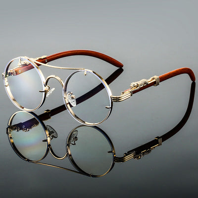 Anton | Ovale Retro-Sonnenbrille aus Metall