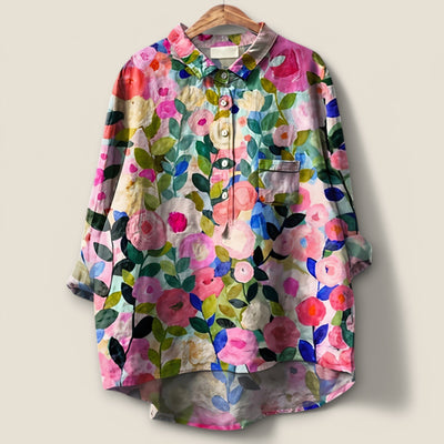 Leonie | Bluse mit Blumendruck
