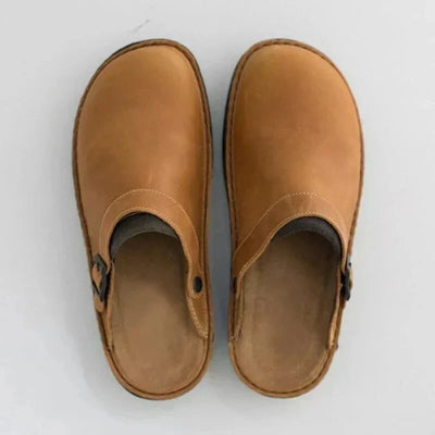 David | Bequeme Leder-Sandale