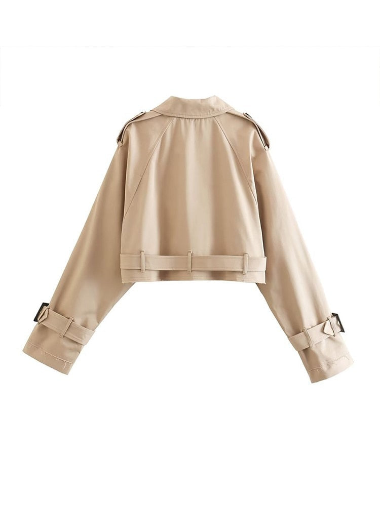 Lisa | Gekürzter Trenchcoat