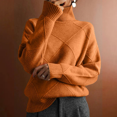 Sophie | Pullover mit Stehkragen