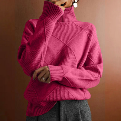 Sophie | Pullover mit Stehkragen