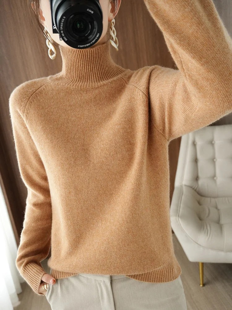 Emilia | Rollkragenpullover aus Kaschmir