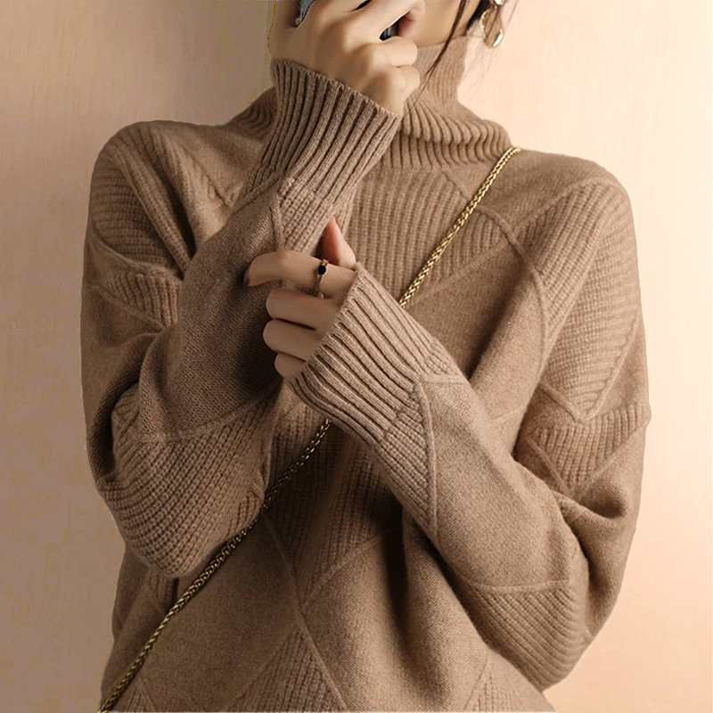 Sophie | Pullover mit Stehkragen