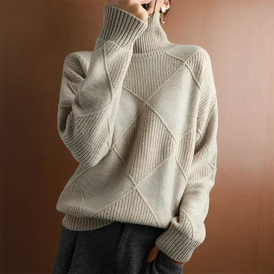 Sophie | Pullover mit Stehkragen