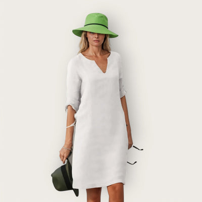 Doreen | Elegantes Kleid mit einem V-Ausschnitt